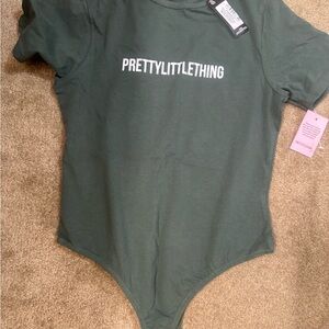 PrettyLittleThing Olive women  Bodysuit